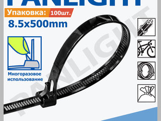 Colier cablu cu lacat dublu, coliere din plastic speciale, Panlight, coliere, colier pentru cablu foto 5