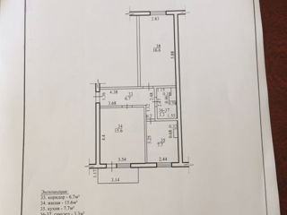 Apartament cu 2 camere, 52 m², Centru, Dubăsari foto 8