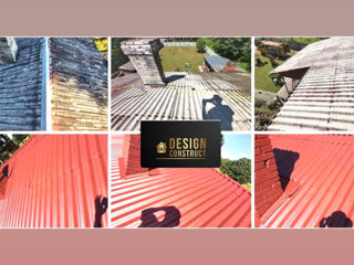Oferim servicii de vopsire a acoperisurilor din foi de ardezie, tigla metalica sau ceramica.  foto 0