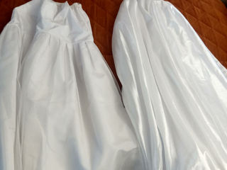 Vand set rochie de mireasa (top, fusta, jupon) foto 4