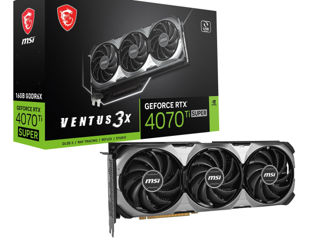 MSI GeForce RTX 4070 Ti Super 16G Ventus 3X Black OC Graphics Card