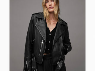 Allsaints кожаная косуха Balfern S foto 5