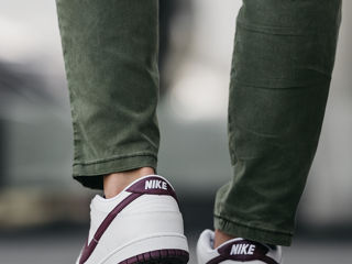 Nike SB Dunk White/Bordo foto 10