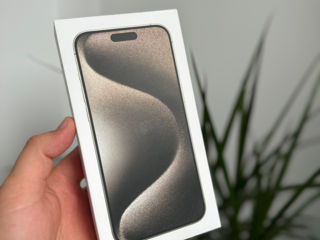 Vind iPhone 15 Pro Max 512Gb Natural Titanium - Sigilat - Garantie 1 An