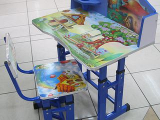 Masa cu scaun pentru copii набор детской мебели, столики, парты, стульчики новые, от 400 лей! foto 3