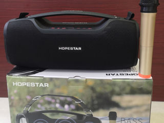 Hopestar A6X A6 Pro + микрофон 55 ватт. Колонка бомба, звук убивает! foto 4