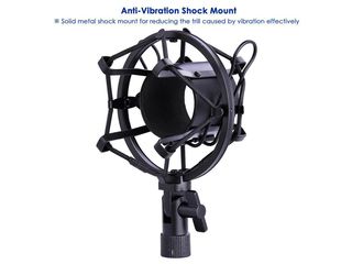 Pro Condenser Microphone w/ Shock Mount Arm Stand Pop Filter For Recording Studio Stage foto 3