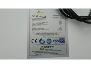 Panou solar 50W PW50Wp-36M foto 2