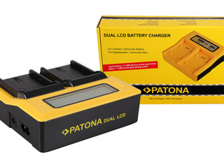 ЗУ Patona Dual LCD USB Canon LP-E6