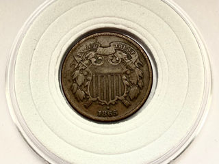 2 Цента США-1865г. foto 2