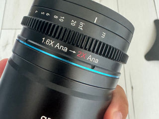 Sirui 50mm Anamorphic T2.9 + 1.25x Anamorphic foto 3