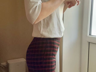 Pull and Bear Pantaloni in carouri XS foto 5