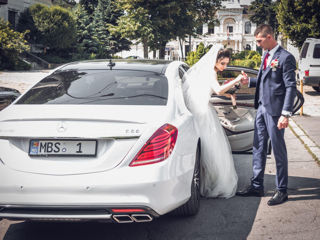 Chirie/прокат Mercedes S Class W222 AMG S65 alb/белый foto 1