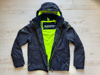 Куртка SuperDry WindCheater, size L, на флисе, осень/зима/весна