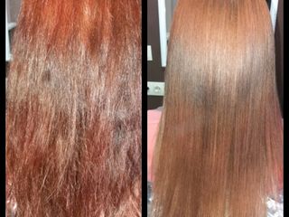 Выпрямления и лечения волос кератином foto 7