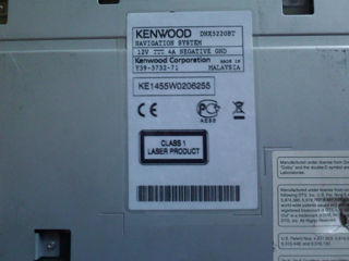 Автомагнитола Kenwood DNX5220BT с DVD/CD-ресивером, USB, со встроенной навигацией и bluetooth foto 2