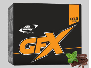 Gainer GFX Gold Edition, 15plicurix30g, Ciocolată-Mentă