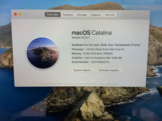 MacBook Pro 13 TouchBar (2016) intel i5 8/256GB 2.9 procesorul. foto 3