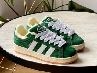 Adidas Campus Green Women's cu blana / с мехом foto 2