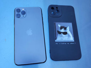 Se vinde iPhone 11 pro max sau sau schimb pe alt  totul lucrează are Face ID + tun tone+ 64 gb