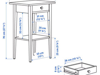 Noptieră modernă Ikea de calitate premium foto 5