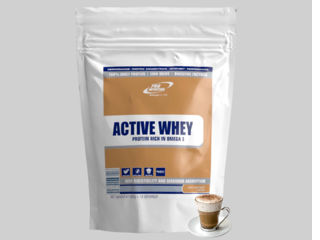 Proteină din zer, Active Whey, 400 g, Latte Machiato
