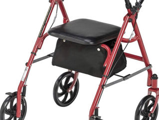 Ходунки-роллятор ролятор rollator алюминиевый cvs pharmacy. новый. сша. foto 2