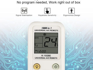 Telecomanda universala pentru clima , conditioner foto 6