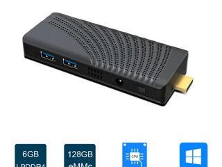 Мини-ПК T6 Pro, Intel Celeron N4000/J4125, 4/6 ГБ, 64/128 ГБ, Win10/Linux, USB 3,0, BT 5,0, Wi-Fi 2 foto 1