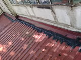 Ремонт крыша балкона из профнастила 548  +утепление крыши пенопласто!!! foto 6