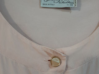 Bluza Vintage de Mătase naturala  De brand "MaxMara" Mar..46 -(L) foto 3
