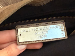 Balenciaga City Vintage Beige Leather Bag foto 5