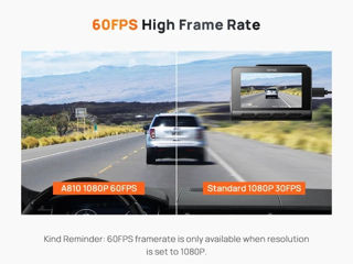 Xiaomi 70 mai A810 4K HDR dual cam + hardwire kit, tot original cu garantie! foto 4