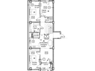 Apartament cu 3 camere, 185 m², Râșcani, Chișinău