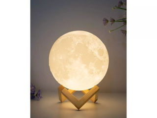 Ночник 3D Print Moon Lamp "Луна" foto 2