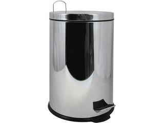 Ведро для мусора с педалью 20l Briliant, нерж сталь