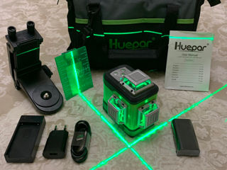 Laser Huepar 3D 503CG 12 linii +  magnet + tinta + geantă + garantie + livrare gratis foto 2