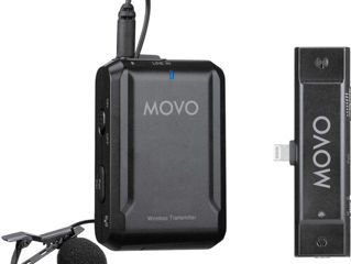 Микрофон для Айфона / Movo Wireless Omni Lavalier Microphone System for iPhones