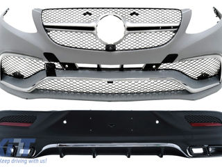 Body Kit AMG Mercedes GLE Coupe C292 Sport Line (2015-2019) with Black Muffler Tips