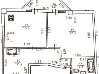 Apartament cu 2 camere, 61 m², Râșcani, Chișinău foto 7