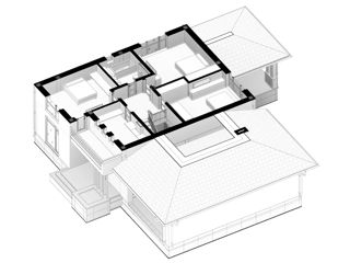 Casă de locuit individuală cu 2 niveluri  / modern / P+E / 234.9m2 / arhitect/ construcții/ renovari foto 6