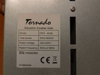 Встраиваемая варочная панель электрическая Tornado CRM-604N foto 2
