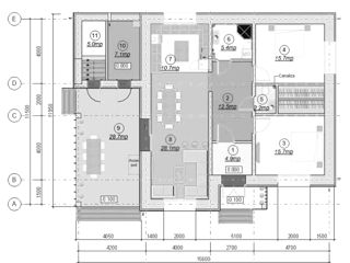 Casă de locuit individuală cu 1 nivel / parter / 136m2 / stil modern / construcții / arhitect foto 5