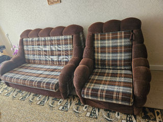 Sofa cu două fotolii foto 1