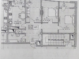 Apartament cu 3 camere, 93 m², Ciocana, Chișinău foto 5