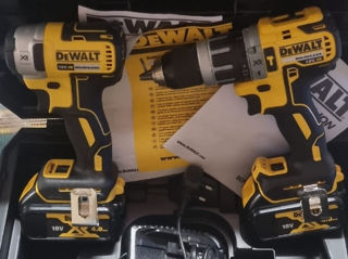 Оригинальный набор!! dewalt с 2 батареями на 4ампера, БЕЗЩЁТОЧНЫЙ