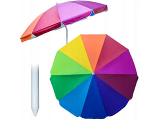 Umbrela JUMI 220 cm (multicolor) / Credit în 10 rate! / Livrare foto 1