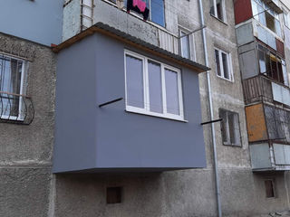 Extinderea balcoanelor, reparație balcon, reconstrucție completă, balcoane la Cheie, ferestre PVC! фото 1