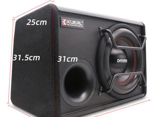 Sabwoofer 1000w cu amplificator incorporat si instalare! foto 5