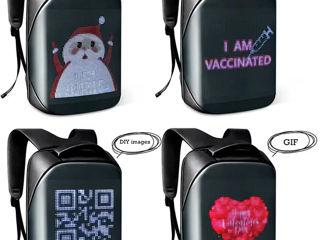 Rucsac LED ecran  foto 2